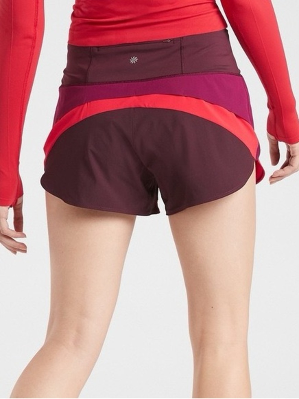 Athleta Colorblock Running Free Short 3.5"